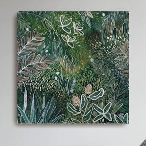 Australian Botanical Oil Painting Print, Banksia Botanical Wall Art,  Australian Flora Digital Download
