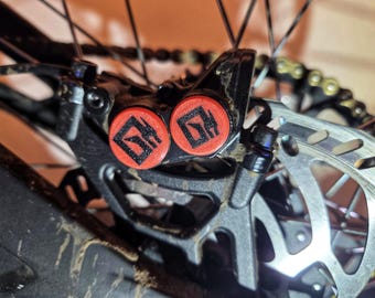 Set van 4 aangepaste Surron Light bijenbeugelkappen - 3D-geprint onderdeel - Keuze uit kleuren en logo