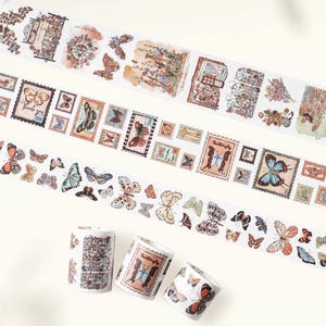 Taśma washi Dreaming Butterflies in a Tiny World 3 rolki × 5 m
