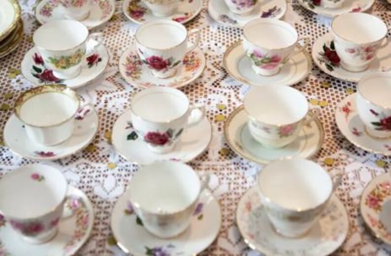 Vintage Teacup Mystery Box Care Package Vintage Teacup Cottagecore Etsy