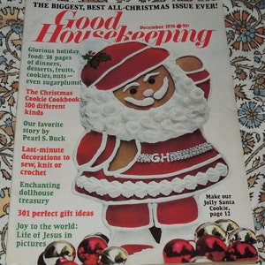 1974 Good Housekeeping Magazine Loaded With Christmas Etsy
