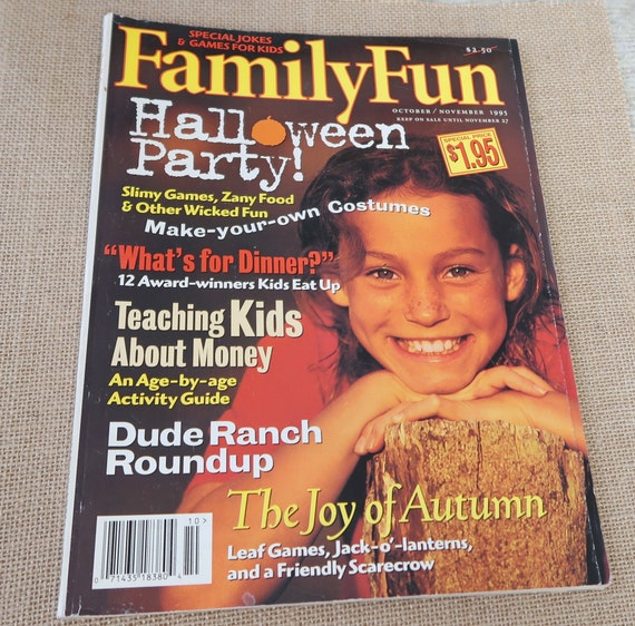 1995 Family Fun HALLOWEEN PARTY Magazine - Etsy