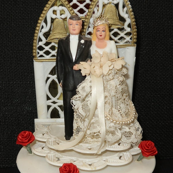 1950s Wedding Cake Topper