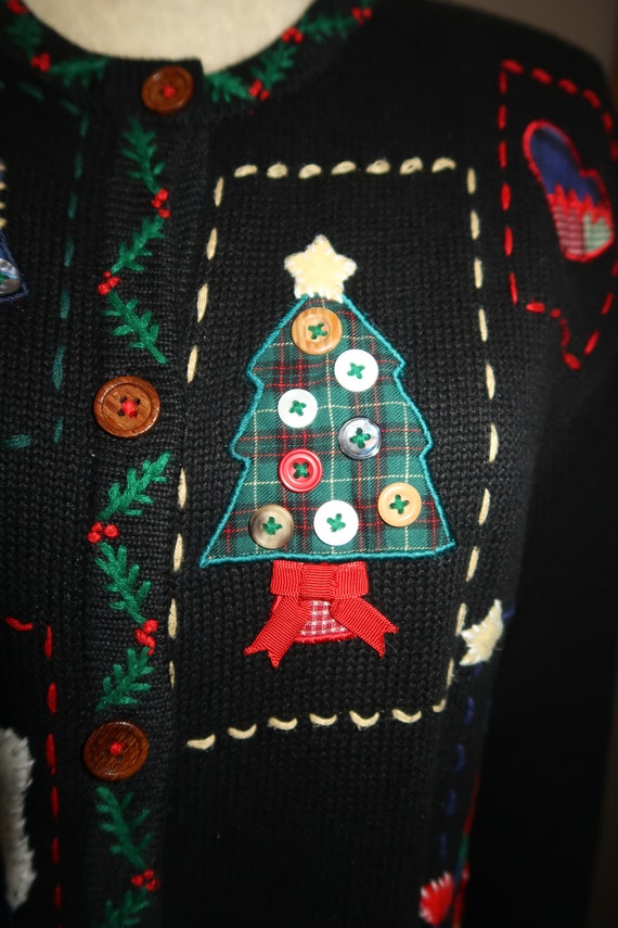 1996 Susan Bristol Christmas Sweater, Size Large