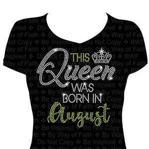 Birthday Bling Birthday Shirt Queens are Born in July Living Bling Shirt