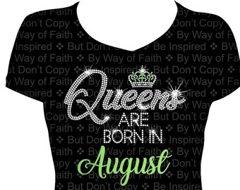 August rhinestone | Etsy