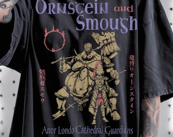 Unisex Ornstein and Smough t-shirt, Dark Souls shirt, Dark Fantasy Video Game shirt