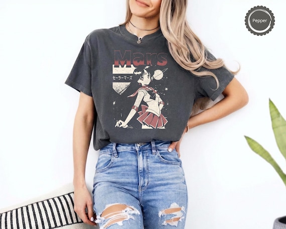Sailor Mars Rei Hino, Sailor Moon 90's Anime Manga t-shirt