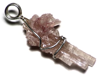 Pink Tourmaline Raw Necklace