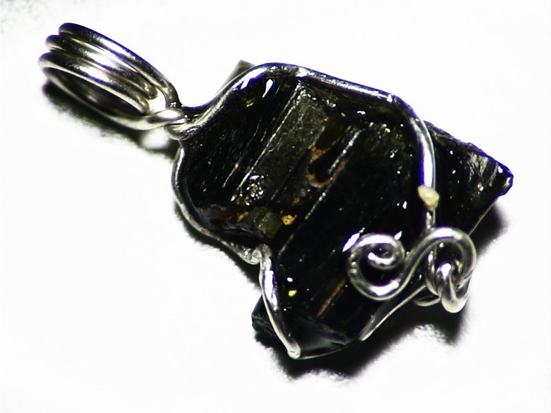 15.6 ct Gift For Him Chunky Mens Crystal Cluster Necklace Sterling Silver Brown Epidote Jewelry Golden Epidote Crystal Pendant Necklace