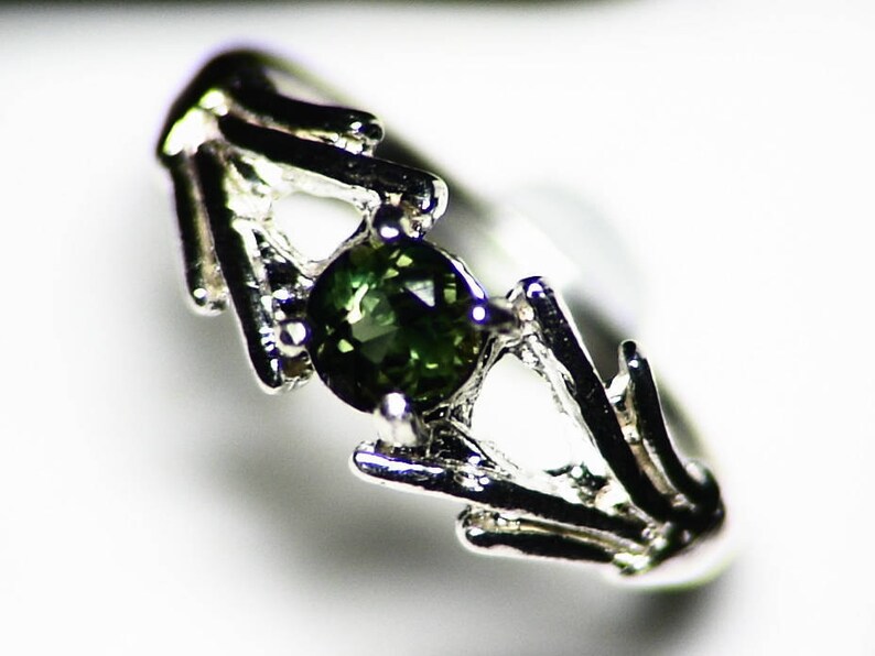 Kornerupine Ring Size 6 Yellow and Green Kornerupine in Etsy