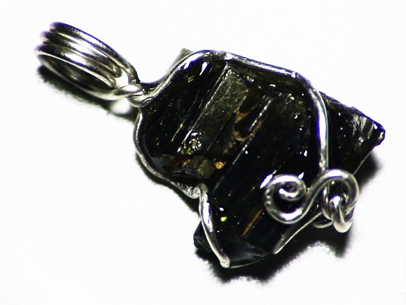 15.6 ct Gift For Him Chunky Mens Crystal Cluster Necklace Sterling Silver Brown Epidote Jewelry Golden Epidote Crystal Pendant Necklace