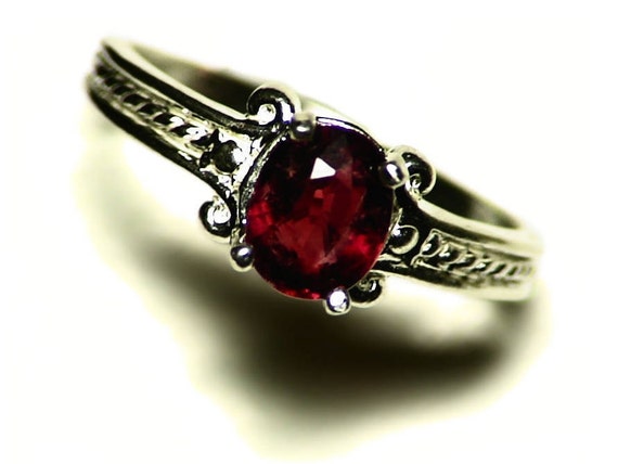 red tourmaline ring