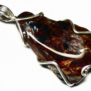•PIETERSITE FREEFORM• sterling silver pendant