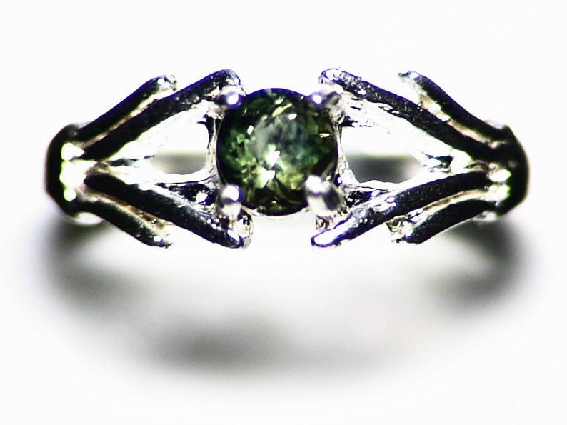 Kornerupine Ring Size 6 Yellow and Green Kornerupine in Etsy