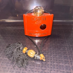 Vintage 1970s Yves Saint Laurent OPIUM Perfume 7.5ml Eau De Parfum Splash