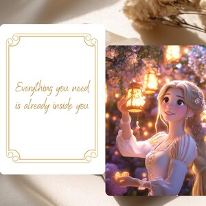 Affirmationskarten mit magischen Worten, Disney Affirmationskarten, Therapieressourcen, Geschenk für Kinder, spirituell, Positivitätskarten, tägliches Manifest