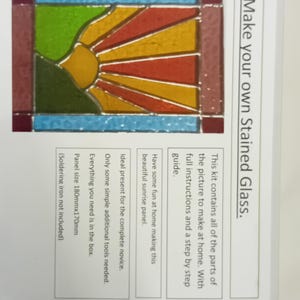Stained glass kit