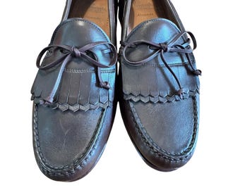 Allen Edmonds Alameda 11.5 3E bruinleren kiltie-loafers heren 44266, gemaakt in de VS