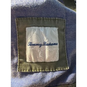 Tommy Bahama Utility Field Jacket Olive Green Mens XL Tropical Lining image 18