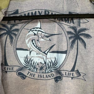 Tommy Bahama Utility Field Jacket Olive Green Mens XL Tropical Lining image 11