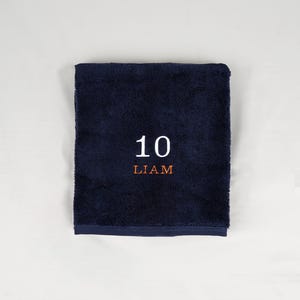 Personalized Cotton Sport Towel, Custom Name Gym Sweat Towel, Unique Gift for Athletes, Fitness Lovers, Custom Sweat Towel for Workout