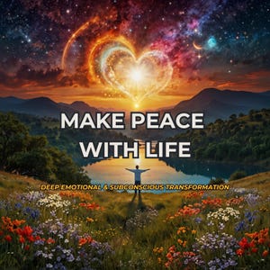 Peace With Life Activation, Transform Negative Beliefs & Deep Inner Peace: Digital Artwork + Report