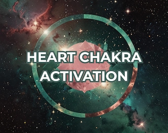 Heart Chakra Healing & Activation: Charged Digital Artwork + Personal Report