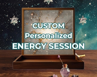 Sesión de sanación energética personalizada, guía espiritual personalizada y transformación: obra de arte digital cargada + informe personal