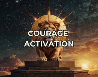 Courage Activation, Energic Transformation: Digital Artwork + Personal Report