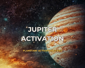 Activation de Jupiter, abondance, chance, sagesse et croissance spirituelle : rapport personnel + oeuvre d'art numérique
