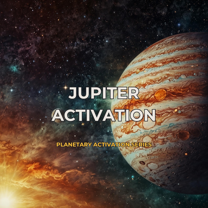 Jupiter energy session for spiritual growth and divine guidance, wisdom, luck, abundance