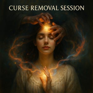 Curse Removal & Energy Healing Session, Aura Cleansing, Spiritual Protection, Dark Energy Removal, Soul Healing, Blockage Clearing + PDF