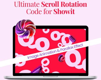 ShowitScroll-Animationscode, Bildrotations-Parallax-Effekt, Website-Motion-Effekt, Sofort-Download