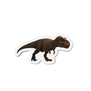 Gestanste magneet Tyrannosaurus Rex, dinosauruskoelkastdecor, prehistorische dierenmagneet, kinderkamerdecor, cadeau dinosaurusliefhebber