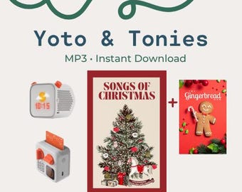 Christmas MP3 Songs and story for MYO Yoto Cards (Digital Download)