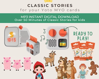 Classic Kids Stories for MYO Yoto Cards (Digital Download)