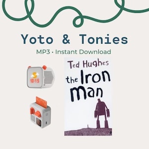 El Hombre de Hierro de Ted Hughes MP3 Cuento para MYO Yoto Cards (Descarga digital)