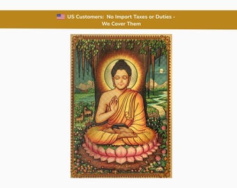 Buddha Sticker – Buddhist Meditation Art