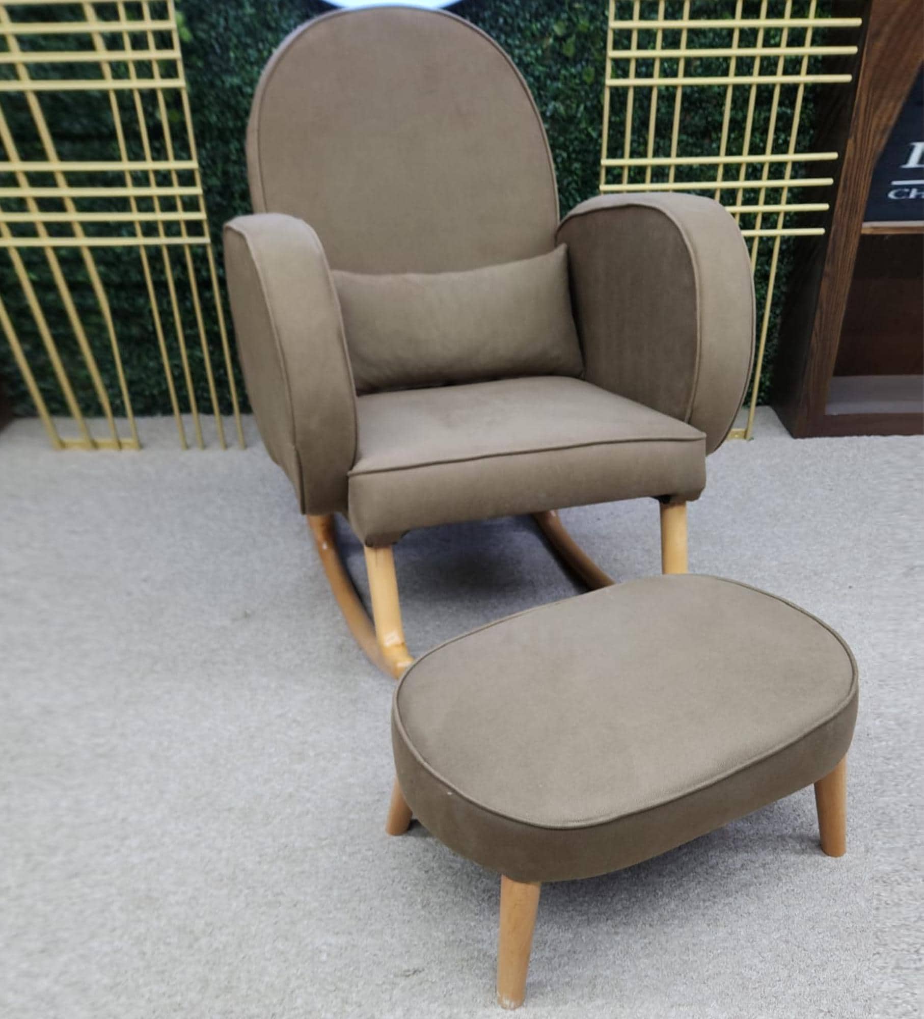 Modern Swivel Chair Blue Living Room - Main Image