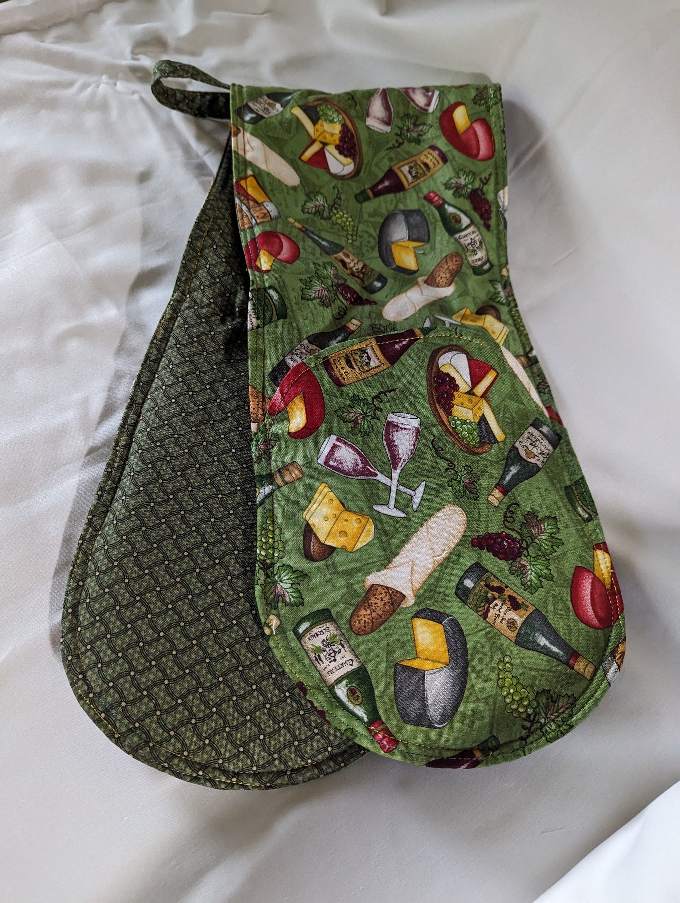 Alka Double Oven Mitt - Plumberry main image 1