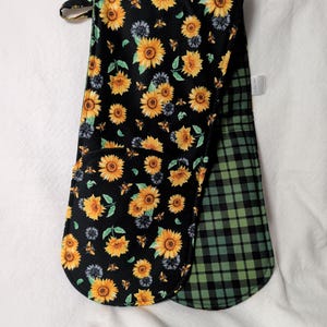 Double Oven Mitt hangover oven door potholder Heat resistance.