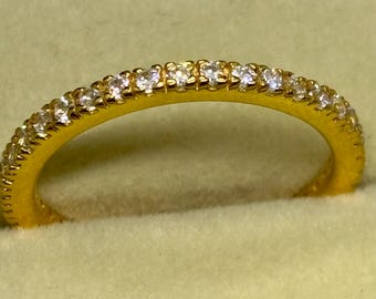 Anillo de plata con zafiro amarillo, plata de ley 925, anillo con piedras preciosas y anillo de compromiso, regalo para ella.