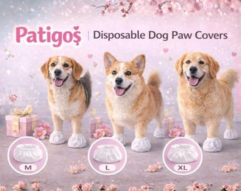 Dog Paw Covers – Disposable  Covers , 80 pcs