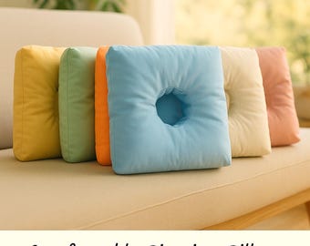 Piercing Pillow for Side Sleepers: Comfort, Washable Cover