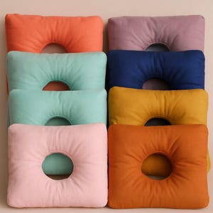 Ear Piercing Pillow, Side Sleeping Pillow for Piercing, Comfort Ear Pillow with Hole, Soft Sleep Support