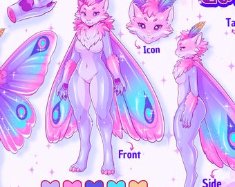 Scheda di riferimento furry: Scheda di riferimento fursona, Commissione artistica furry, Adozione furry, Design fursuit, Arte OC, Scheda di riferimento antropomorfa