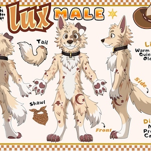 カスタムファーリーリファレンスシート：ファーソナリファレンスシート、ファーリーアート、ファーリーアダプト、アンソロリファレンスシート