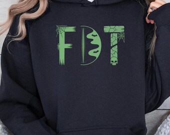 FDT Halloween Hoodie: Spooky Gothic Design