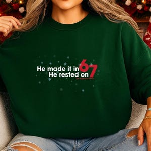 Orginal Six Seven Sweatshirt | Winter Theme